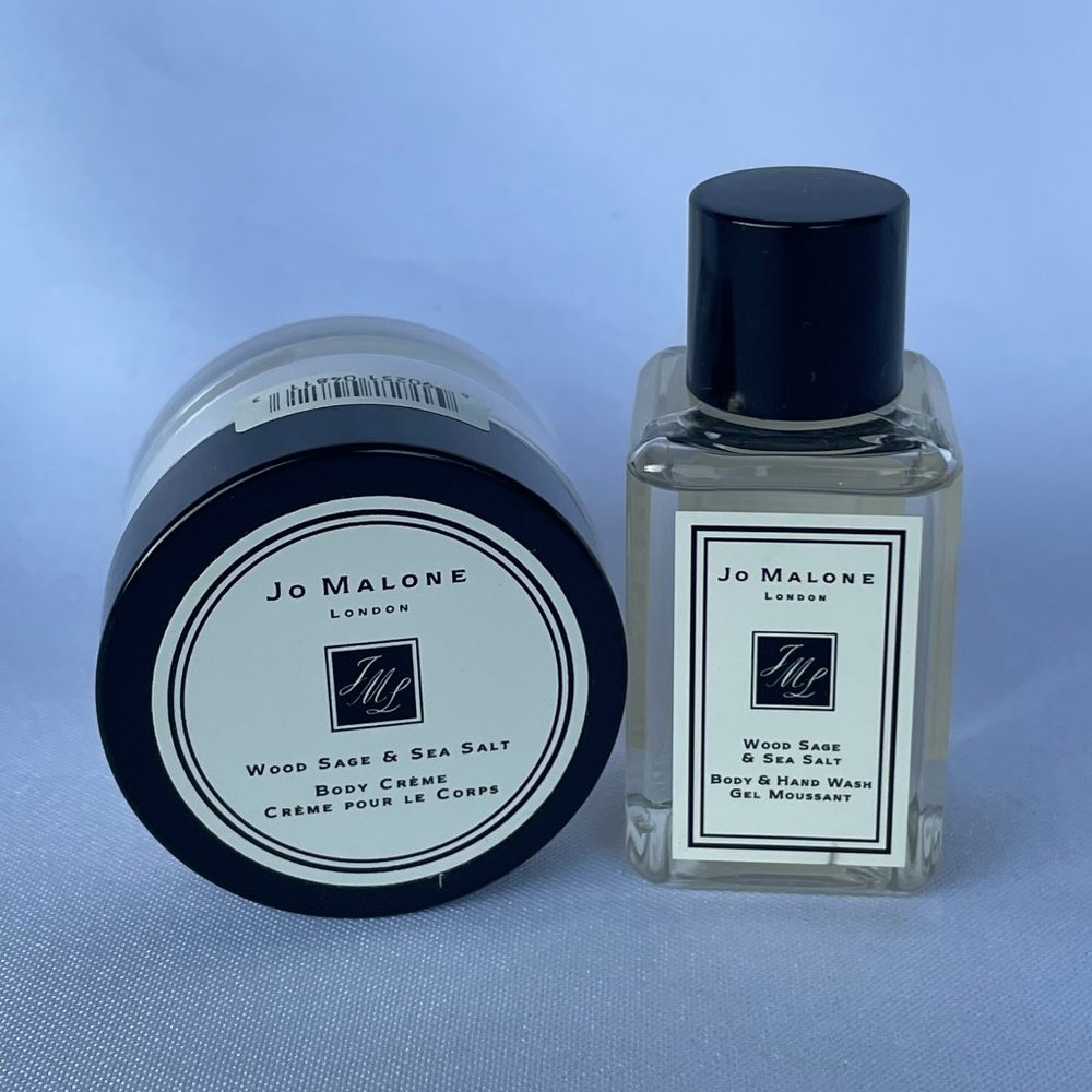 JO MALONE Set-Wood Sage&Sea Salt Body Cream and Body Hand Wash-15ml,15ml-2pc-NEW - Picture 10 of 15